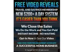 FREE GAS-FREE MONEY earn $2,460 per month without selling or recruiting
