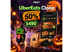 Own a Food Delivery App in the UK? Zipprr Uber Eats Clone, Save Up To 50%
